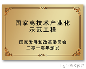 国家高技术产业化示范工程